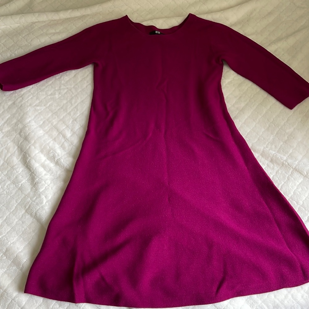 Uniqlo 100% wool sweater dress